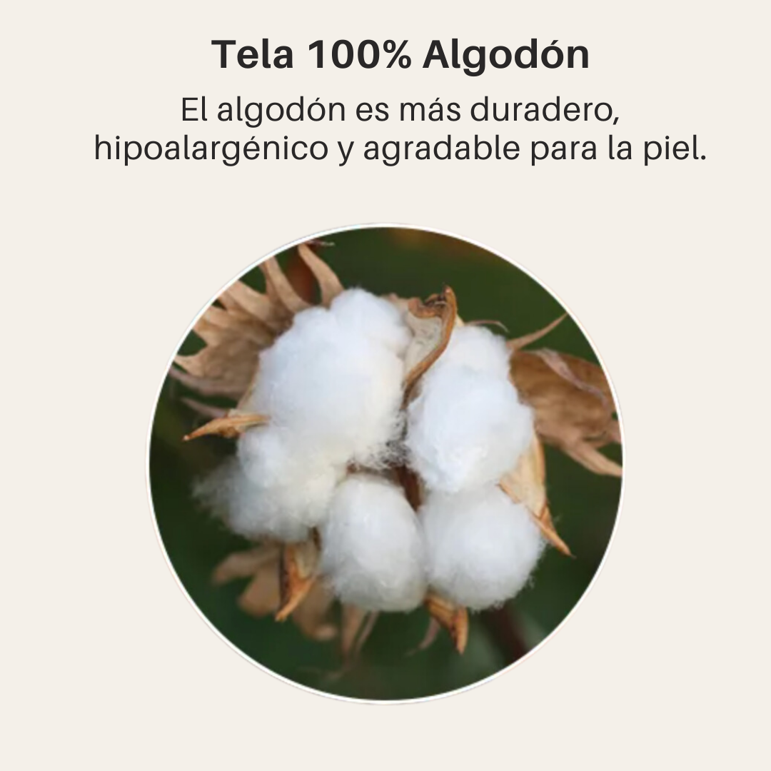 Arnés Anti tirones de Algodón Floral Blue