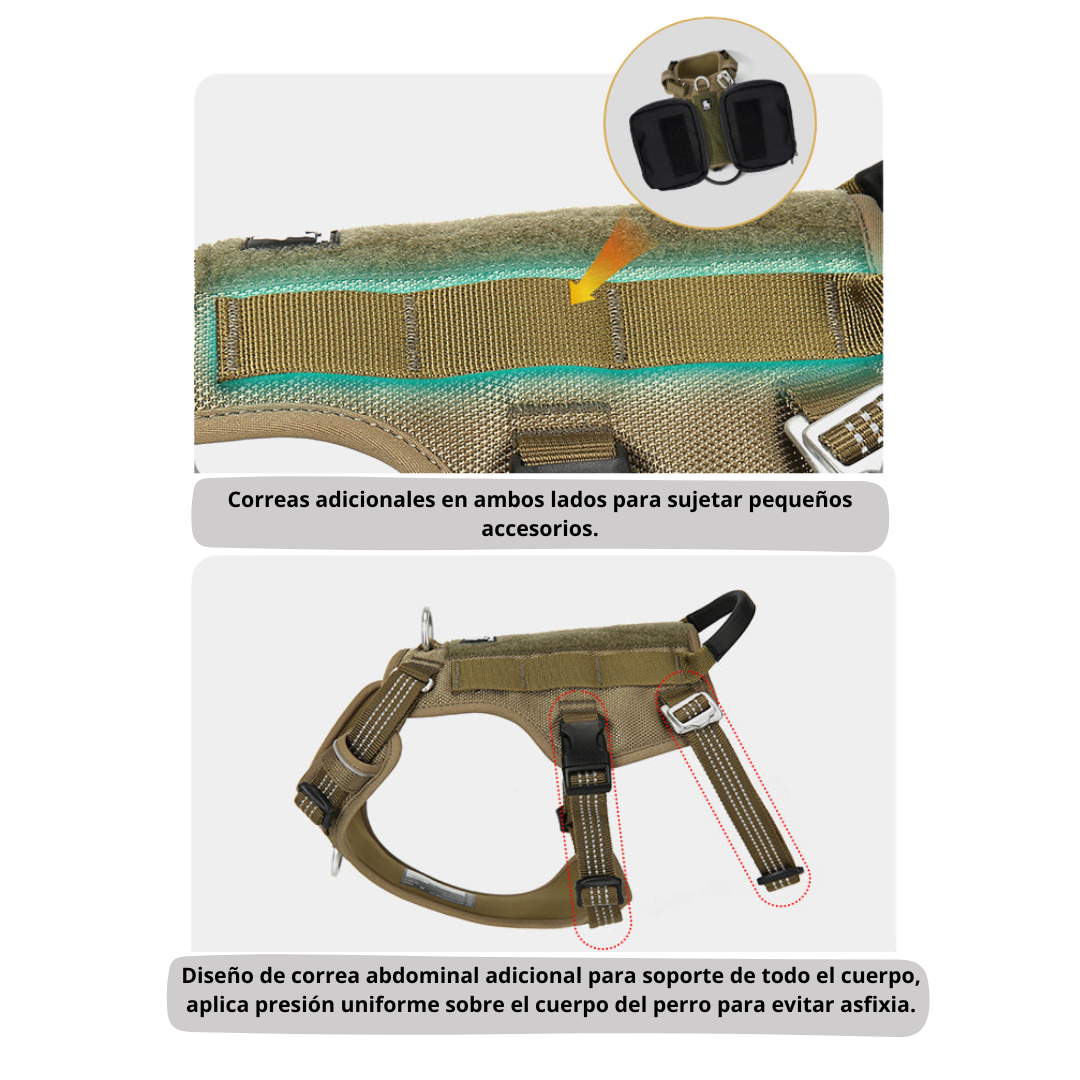 Arnés Anti Escape Army Green - Drukkie
