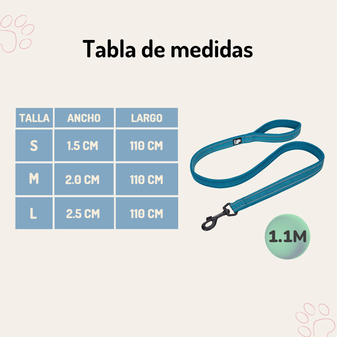 Correa Reflectante Azul - Drukkie