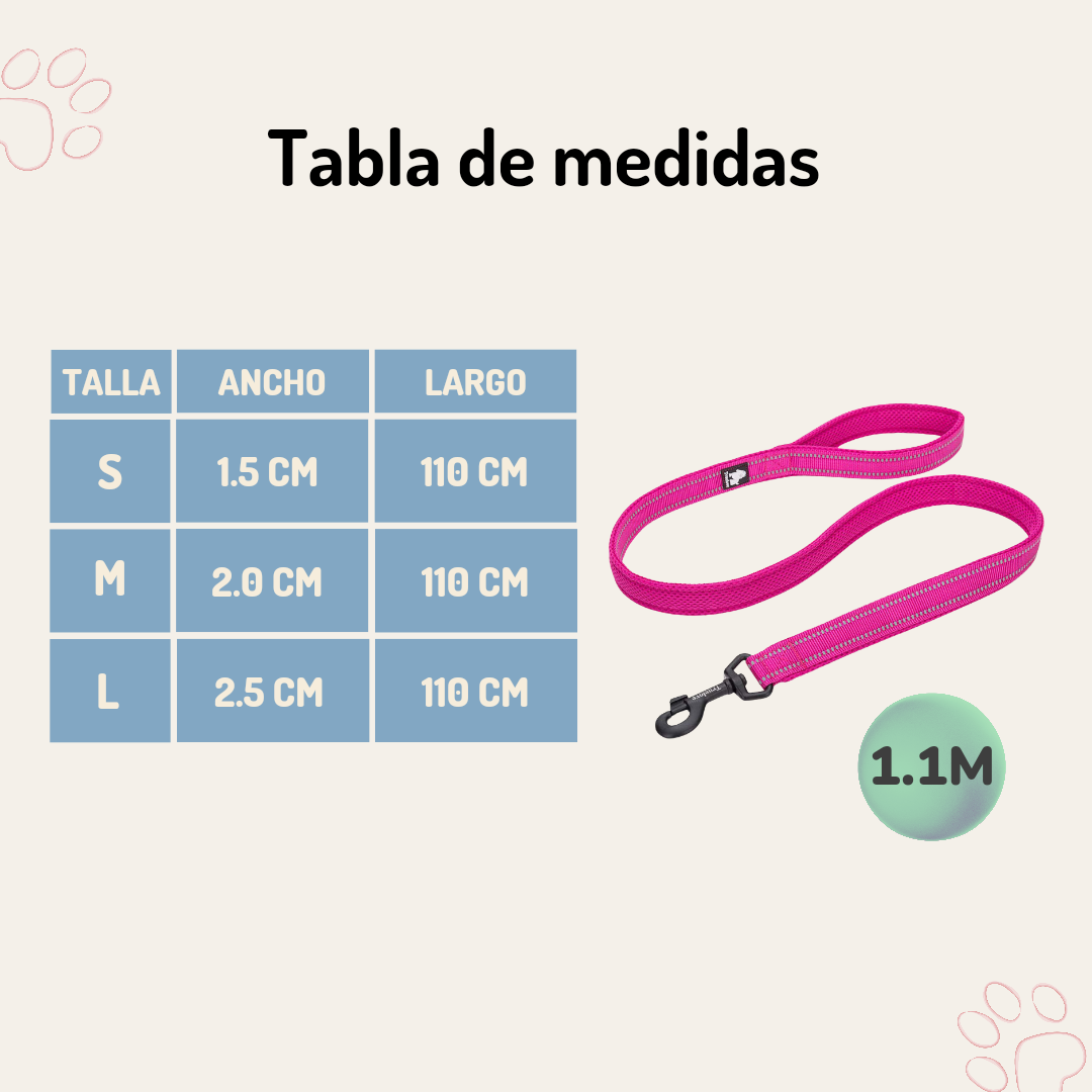 Correa Reflectante Fucsia - Drukkie