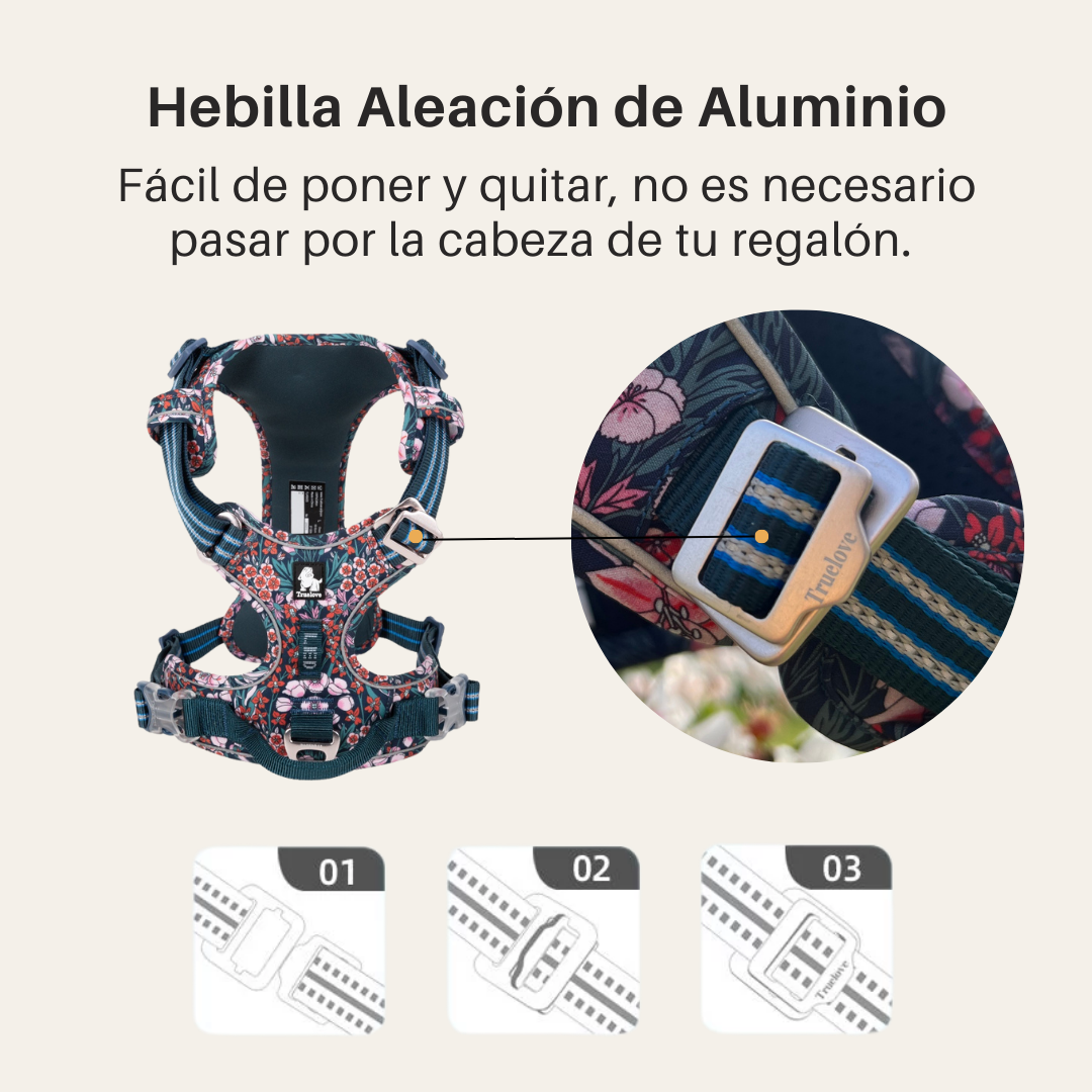 Arnés Anti tirones Floral Navy