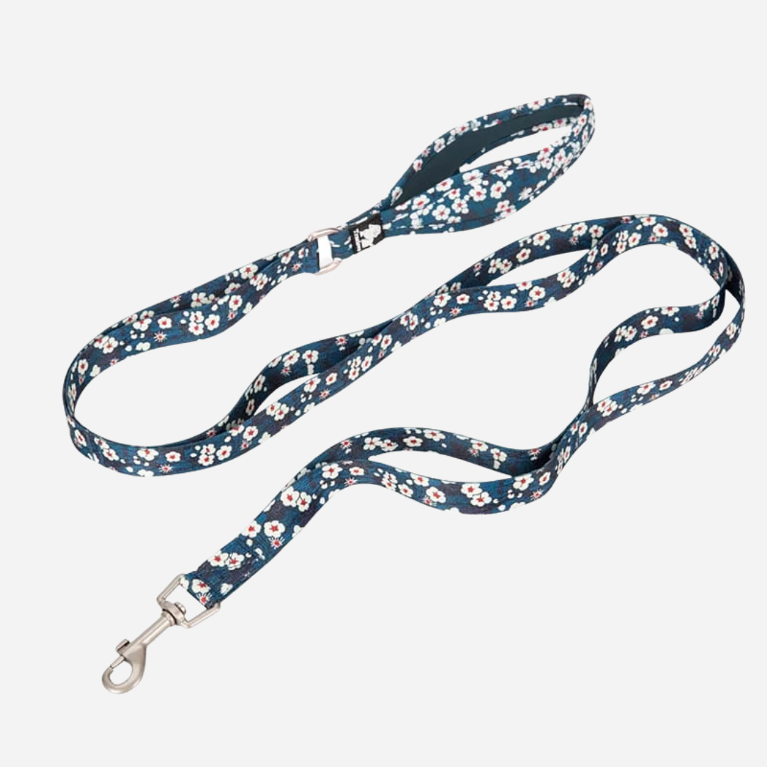 Correa Floral Azul Poliéster