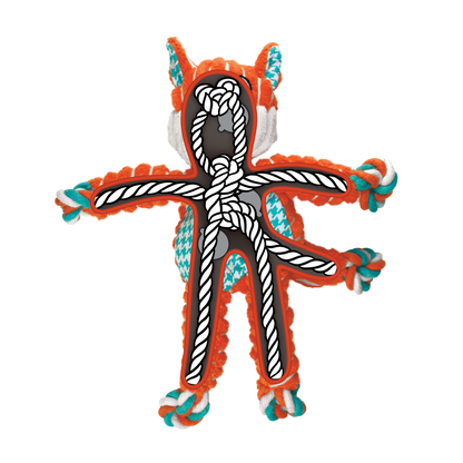 KONG Floppy Knots Fox